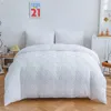 Zestawy pościeli Peter Khanun Luksusowy Jacquard Duvet Cover Zestaw Comforter 3 szt.