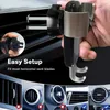 Mobiltelefonhalter befindet sich mobile Zellenstand für Renault Koleos Samsung QM5 HY 2008 ~ 2016 AIR VENT CLIP TELECHTE BLACKT GRAVITY MOUNDHALTER Accessoires 240322