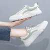 Повседневная обувь 2024, весенние женские универсальные женские спортивные кроссовки на толстой подошве, маленькие белые Zapatos Mujer