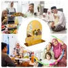 カレンダー2024ラマダンカレンダーの装飾Eid al Fitr Mubarak Adver Calendar Home Decoration Creative Diy Ramadan Party Supplies Y240322