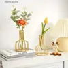 Faux Floral Greenery Artificial Flowers High Quality Metal Vase for Home Decor Needlework Peony Wedding Bouquet Fake Plants Silk Eucalyptus Leaves Y240322