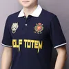 Pure Cotton Men's Short-Sleeved POLO Shirt, Summer New with Turn-Down Collar and Embroidered Design, Elegant and Stylish