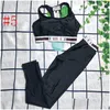 Kvinnor Tracksuits Fashion Vest Pant Yoga Set Letter Print Women Two Piece Set Y Ladies Fitness Clothing Sportwear Suit Drop Delivery Oty1z