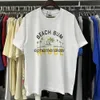 T-shirts voor heren Nieuwe mode Kokospalm Letter Bedrukt T-shirt voor heren Paarstijl Hoge kwaliteit Ultrapuur katoen Casual hiphoptop H2404016S59