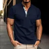 Mens Polo Shirt Mens High Quality Top Casual Collar Kort armar för sommaren 240320