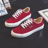 Wanderschuhe für Damen, Skateboard-Sneaker, modisches Segeltuch, lässig, atmungsaktiv, leicht, Sport