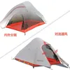 Tents and Shelters Flytop 2person Nylon-coated Double Layers Aluminium Pole Tent for Outdoor Camping Tourist with Ultra-light Silicone Mountain 240322