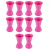 Dekorativa blommor 10 datorer Svärd hink bukett Botten blomma arrangemang Standbutikförsörjning Vase Holder Display Base