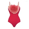 Maillots de bain pour femmes 2024 élégant Rosa Muscosa dégradé une pièce maillot de bain et jupe été femmes maillots de bain maillot de bain