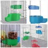 その他の鳥の供給3 PCS ATNESILS BIRDCAGE ACCESSORIES FEEDERS PARROT DRINGER WATER WATER BOWLプラスチック