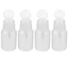 Storage Bottles 4 Pcs Manicure Press Bottle With Spiral Lock And Leak-free Empty Nail Polish Remover Water Make-up Disinfectant Round