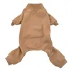 Vêtements pour chiens Chat Combinaison Pyjama Vêtements d'hiver Vêtements pour animaux de compagnie Chiot Chihuahua Poméranie Chemise de nuit Pantalon