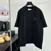 Designer PU Pujia Correct High Version 24SS Neues kurzärmliges T-Shirt mit dreieckiger Farbverlaufsprägung für Männer und Frauen Gleicher Stil Kurzarm-T-Shirt 9EFZ