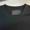 Projektant Pu Pujia poprawna wersja 24SS Nowy trójkąt gradient wytłoczona koszulka z krótkim rękawem dla mężczyzn i kobiet w tym samym stylu T-shirt QMBG