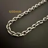 Correntes 5.2mm TA1 Pure Titanium Angle Chain Colar Anti Alérgico Homens Neutro Burning Luz Hip Hop Tendência Unisex Natural 600mm