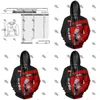 Mens Hoodies Sweatshirts Aprilia Motorcykel Logo Jacket Sportkläder 3D -mönster Sweatshirt Hip Hop Cool Hoodie Högkvalitativ HARAJUKU DRO OTR68