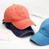 Ball Caps Four Seasons Men's And Women's Fashion Light Board Cotton Sports Sunscreen Hat Outdoor Solid Color Used Washed Baseball