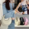 Shoulder Bags Korean Style Round Lady Handbag Genuine Leather Underarm Bag Woman For Girl