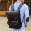 Рюкзак DOME из искусственной кожи, модный винтажный студенческий рюкзак унисекс для ноутбука 15,6, водонепроницаемая сумка для ноутбука для подростков, женский мужской мужской рюкзак