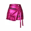 2024 Designer Sommer Shorts Rock Frauen Vintage Hohe Taille Dehnbare Shorts Y2k Reißverschluss Retro Kurze Hosen Tasche Streetwear Großhandel Kleidung 10830