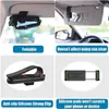 Mobiele telefoonhouders Houders Rotatie Telefoonhouder voor auto Clip Zonneklep Mobiele universele telefoonhouder voor iPhone GPS Achteruitkijkspiegelstandaard Mobiele clip 240322