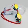 Lunettes de natation de compétition professionnelle placage antibuée étanche Protection UV Gel de silice lunettes de plongée lunettes de course 240312