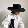 Jazz aba larga moda bacia chapéu vintage ocidental cowboy chapéu presente surpresa para namorado e namorada