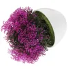 Fiori decorativi Pianta in vaso artificiale Bonsai Albero Fiore Finto Piccolo arredamento in plastica per piante decorative in