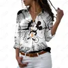 Women's Blouses Printed Shirt Casual Fashion Temperament Top Ladies 2024 Design