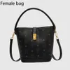 Diagonal Bag Designer Brand New Bucket Mature and Versatile Womens Handbag Commuting Large Capacity Crossbody