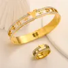 18K Gold Plated Luxury Designer Ring for Fashion Women Ring Double Letter Designers Rings Letter Ring Wedding Party Gift Jewelry