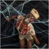 Maschere per feste Gioco Silent Hill Infermiera senza volto Maschera cosplay Horror Sanguinante Lattice Costume di Halloween Puntelli Per Adt Drop Deliv di alta qualità Otkx1