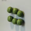 Kylmagneter vattenmelon köldmedium klistermärke nordisk mini söt vattenmelon ins kreativ magnet y240322
