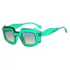 2 stuks mode luxe designer onregelmatige zonnebril 2023 nieuwe mode Instagram populaire zonnebril met concave vorm zonnebril