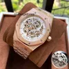 Multifunktions-Watch-APS-Serie Roya1 0ak hochwertige Herren mechanisch mit starkem Hohlausgang und exquisiten Designer wasserdichte Armbanduhren Stai