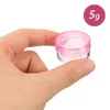 Garrafas de armazenamento 20 pcs recipientes de viagem de creme labial para cremes cosméticos recarregáveis rosa