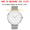 6mm 8mm 10mm 12mm 14mm 16mm Womens Small Size Watch Strap High Quality rostfritt stål Solid Watchband 240311