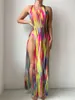 Women's Swimwear Sexy String Bikini Thong Set High Slit Dress Cover-ups Swimsuit Multicolor 3-Piece Women Bathing Suit Y2K Beach Bikinis