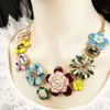 Diamond with Exaggerated Design and Multiple Layers of Flowers, Personalized Temperament, Collarbone Chain, Fashionable Internet Celebrity, New Necklace