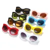 2 Stück Mode Luxus Designer 23 neue Y2K Sonnenbrillen Millennium personalisierte Doppelscharnier HD Mode Sonnenbrillen Handel