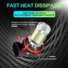 Other Car Lights 2pcs LED fog lights car lights 12V bulb H8 H11 H16 9006 HB4 H10 9145 PSX24W 2504 9005 HB3 PSX26W P13W white 6000KL204