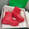 Designer Regen Stiefel Frauen Runde Kappe Wasserdichte Warme Knöchel Botas Weibliche Winter Candy Farbe Schnee marke Stiefel Plattform Schuhe