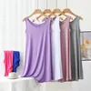 Casual Dresses Women's Dress Sleeveless Large Size Loose Tank Top Full-skirted Pregnant's Wear Solid Color