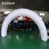 Индивидуальная 8 МВт (26 футов) с вентилятором Love White Indatable Wedding Arch Arch Archway Archway для свадебных украшений