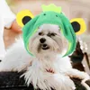 Psa odzież Big Eyes Frog Cosplay Caster for Pet Costume Akcesorium lekki bawełniany słodki kapelusz