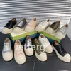 Designer Shoes Ma Woman Low Top Green White Pommel Cowhide Rubber Sole Top Luxury Shoe Leather Lace Up Shoes With Dust Bag