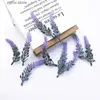 Faux Floral Greenery 10Pcs Lavender Plastic Flower DIY Wedding Gifts Box Christmas Decorations for Home Christmas Garland Artificial Plants Cheap Y240322