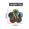 마법의 일요일 트리 에나멜 핀 m 로고 마법 소품 브로치 브로치 옷 배낭 옷깃 배지 도매 핀 보석 선물 마술사