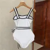 Womens Bikini Designer Swimsuits Waist Lacing Bodysuit Swimwear Fashion Bathing Suits For Vacation