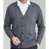 Cardigans masculins d'âge moyen, pulls tricotés âgés, vestes, pères, hauts de printemps et automne